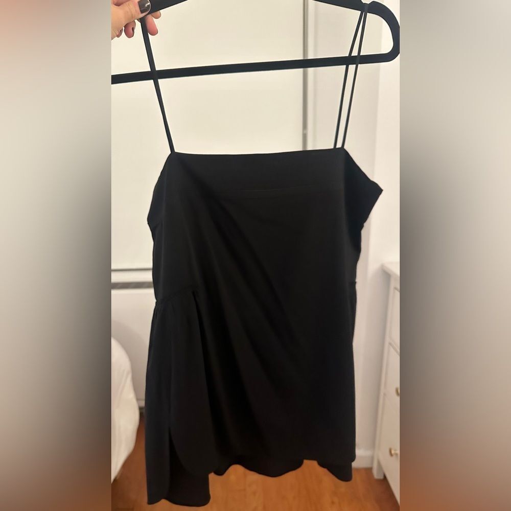 Helmut Lang Spaghetti Strap Top in Black